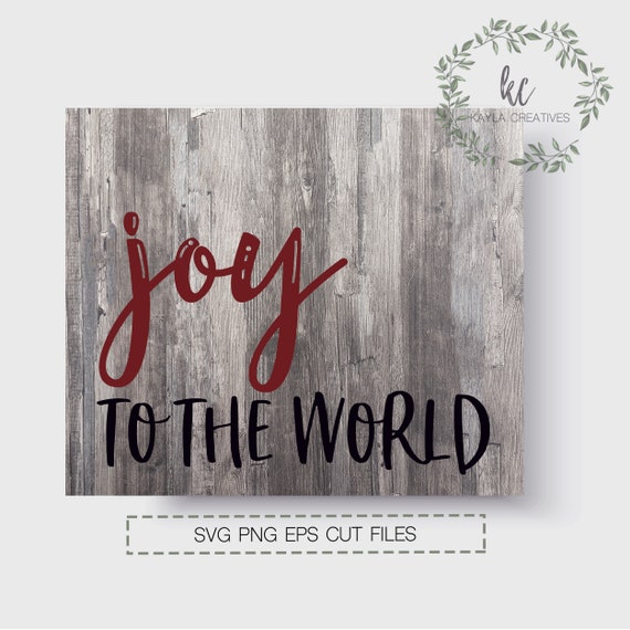 Download Free Joy Svg Christmas Svg Joy To The World Svg Rustic Christmas Etsy SVG DXF Cut File