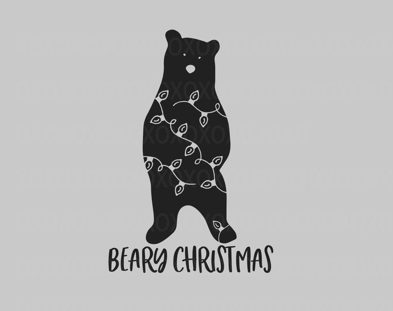 Download Beary Christmas Svg Bear Svg Christmas Bear Svg Christmas ...