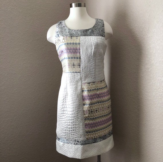 VINTAGE Parisian Pearlescent Brocade Dress
