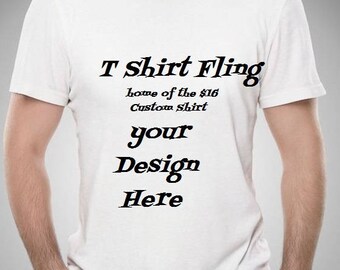 Custom Vinyl Graphic T's by T shirt Fling home of the 18 dollar shirt , let us bring to life your designs and slogans , Cutting edge styles