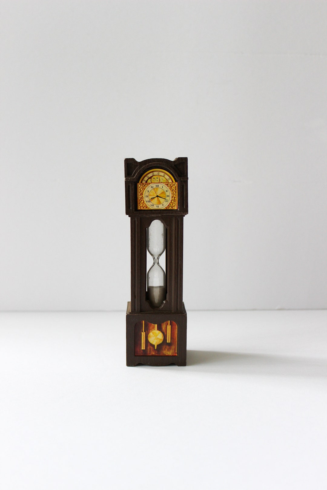 Plastic Grandfather Clock Hourglass Etsy