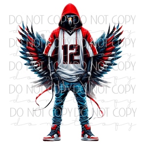 Falcon Football PNG: Game Day Shirt Design (Digital Download)