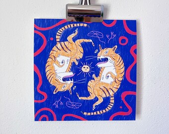 Tigers - Art Print