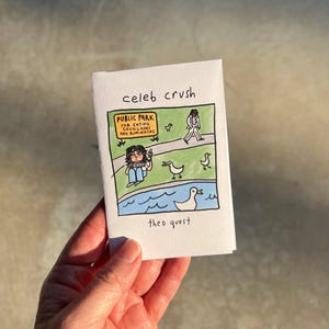 Celeb Crush (ft. Ayo Edebiri), a mini comic zine