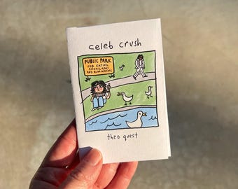 Celeb Crush (ft. Ayo Edebiri), a mini comic zine