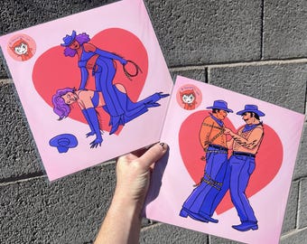 Queer Rodeo Diptych - Set of 2 Art Prints