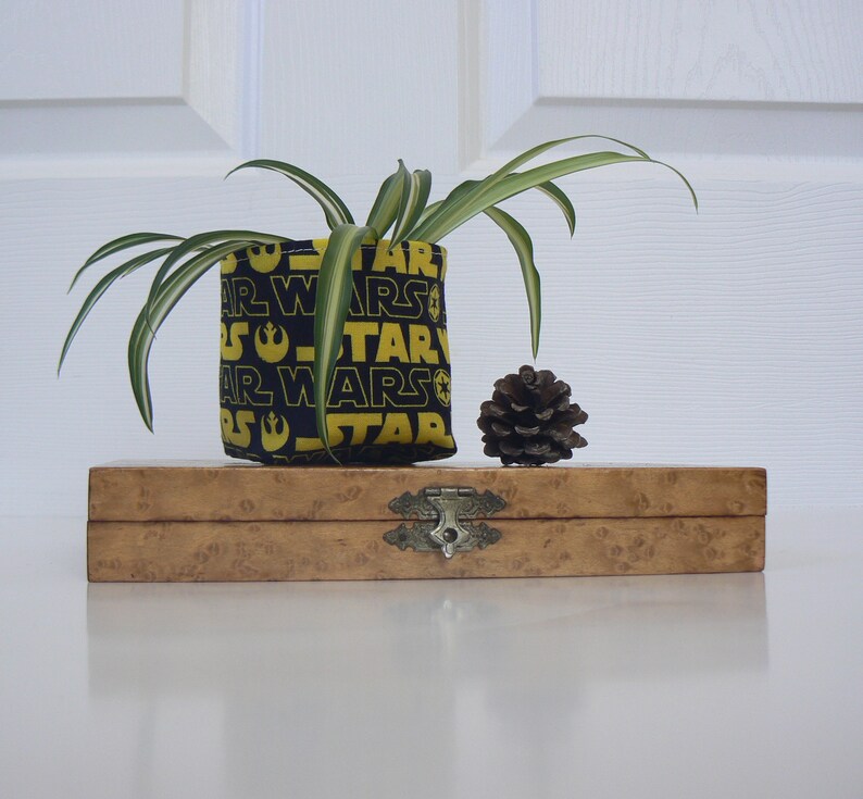 Nursery Storage Basket 2 12 Soft Pot Farmhouse Decor Fabric Pot Star Wars Pot