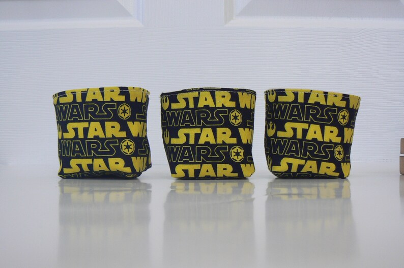 Nursery Storage Basket 2 12 Soft Pot Farmhouse Decor Fabric Pot Star Wars Pot