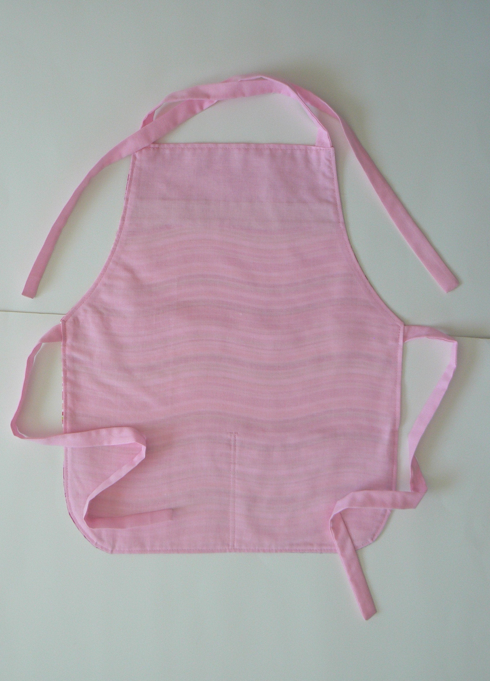 Girls Barbie Apron Little Girls Apron Pink Barbie Apron | Etsy