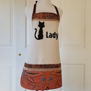 Cat Lady Apron with Pockets
