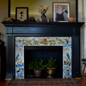 CUSTOM Fireplace Mosaic; you customize your own design and size