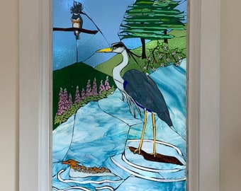 CUSTOM Stained Glass Windows; you customize your own design and size