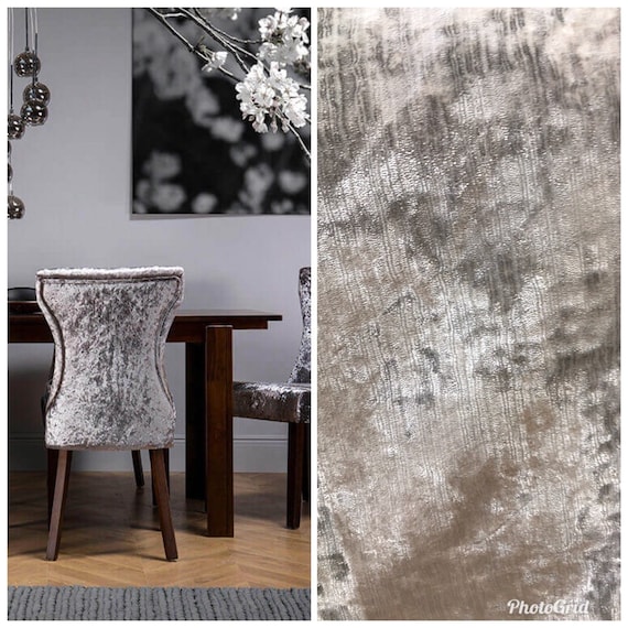 Designer Italian Crushed Velvet Chenille Upholstery Fabric Etsy