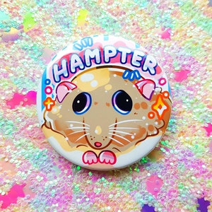 Hampter Meme 44 mm Button