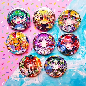 Touhou Project SA button pins 44 /75 mm