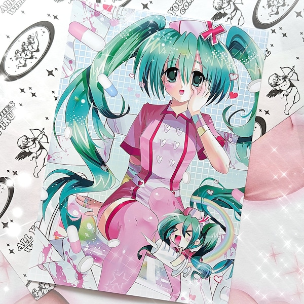 Vocaloid Nurse Hatsune Miku | A5 Mini print