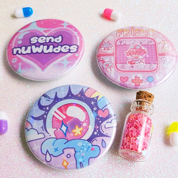 Anime Nudes Badge Etsy Australia