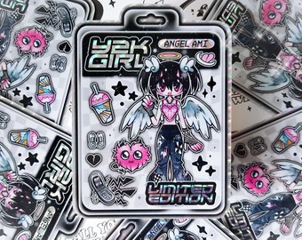 Y2K GIRL Amy Doll Prismatic Vinyl Sticker