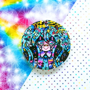 Hatsune Miku Decora 45mm Button