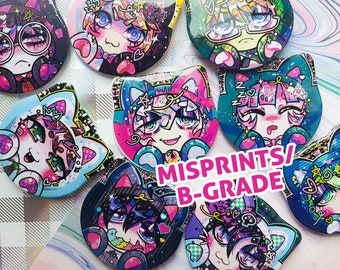 B-GRADE DISCOUNTED | Kawaii Danganronpa Cat Shape Buttons