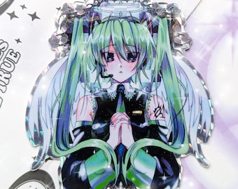 Angel Hatsune Miku Vocaloid Prismatic Vinyl Sticker