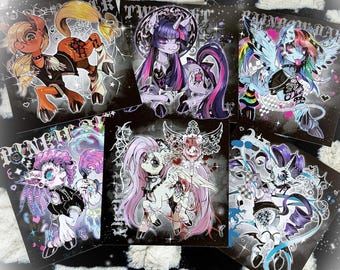 MLP Pony Alt Fashion | Square Mini print