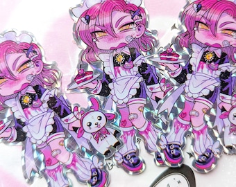 Menhera Maid Boy Vinyl Sticker