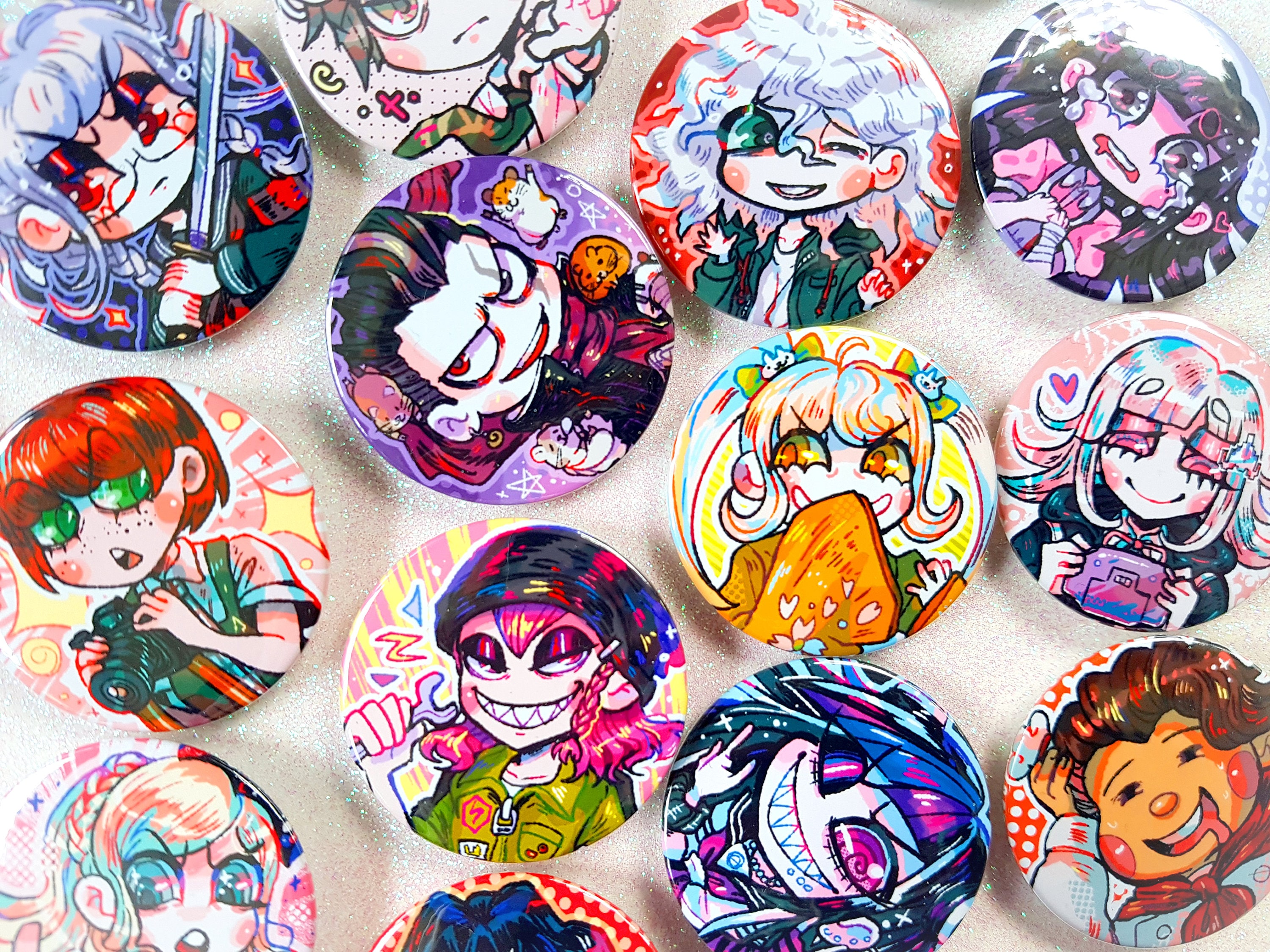 Super Danganronpa 2 | Button Pins - Etsy