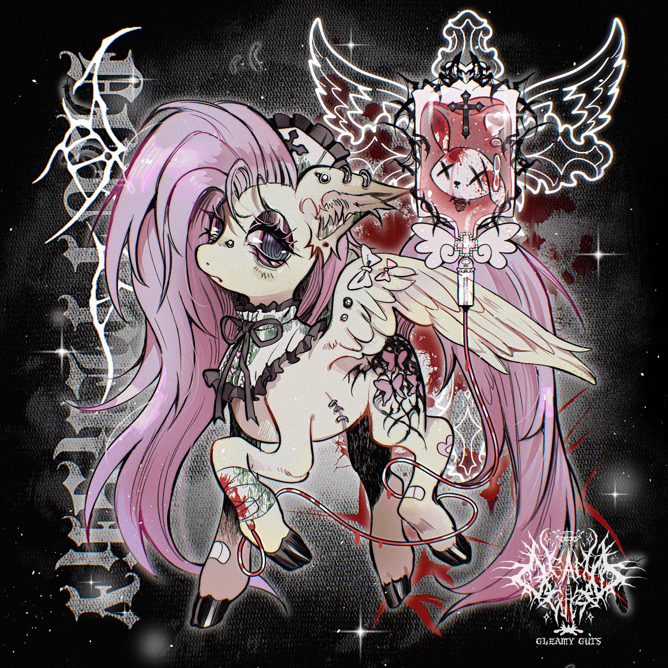MLP Pony Alt Fashion | Square Mini Print - Etsy