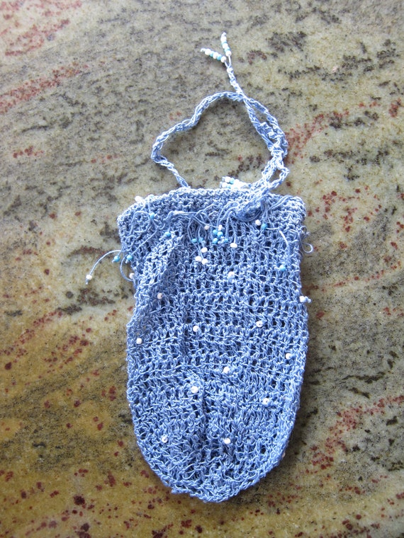 crochet hand purse