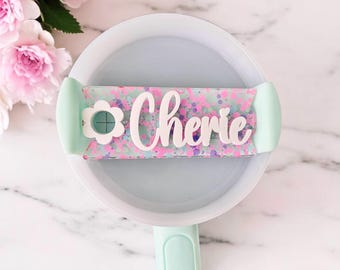 Topper Stanley con nome Daisy / Targhetta con nome Stanley / Piatto Topper Stanley / Topper Stanley da 40 oz / Topper per bicchiere / Topper Stanley da 30 oz