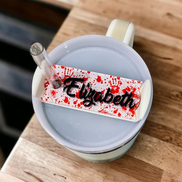 True Crime Stanley Name Plate | Horror Tumbler Topper | Stanley Topper Plate | Stanley 40 oz Topper | Tumbler Topper | Stanley 30 oz Topper