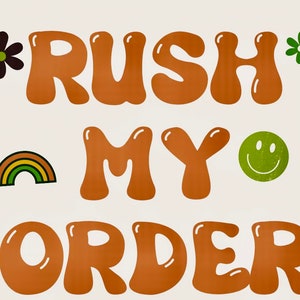 Rush my order! 1-2 Business Days Production Time