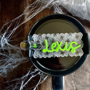 Halloween Web Stanley Topper | Black Web Stanley Topper | Spider Topper Plate | Stanley 40 30oz Topper |  Halloween Topper | Spooky Topper