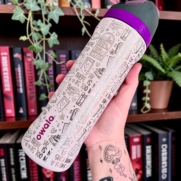 Book Reader Custom Owala 24oz FreeSip | Engraved Owala Water Bottle | Smut Cup | One More Chapter | Teacher Gift | Friend Gift |