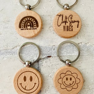 Llavero de madera leporino, llavero de madera, llavero personalizado, labio hendido, conciencia de hendidura, paladar hendido, regalo de hendidura