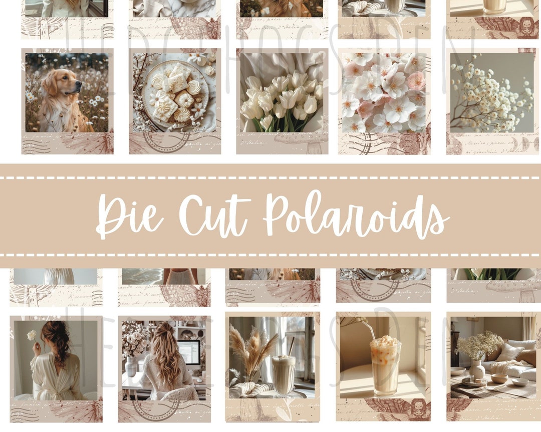 PRINTABLE Polaroid Frames, Polaroid Pictures, Printable Journaling ...