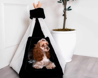 Modern Luxury Pet Teepee with Memory Foam