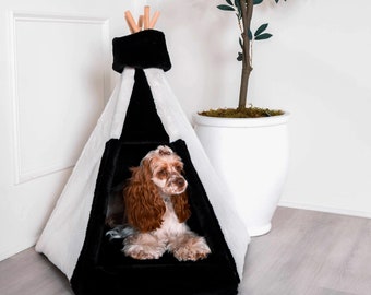 Modern Luxury Pet Teepee with Memory Foam