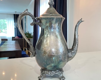 Vintage Silverplate Teapot FB Rogers 2377 - Etsy