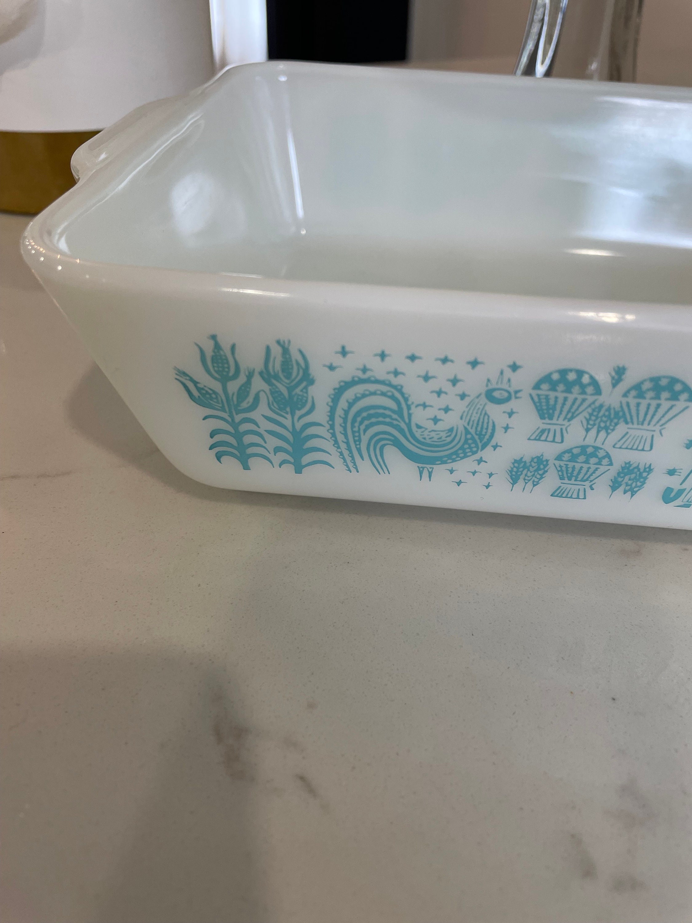 Set of 4 Vintage Pyrex Amish Butterprint Pattern Fridgies Set - Etsy
