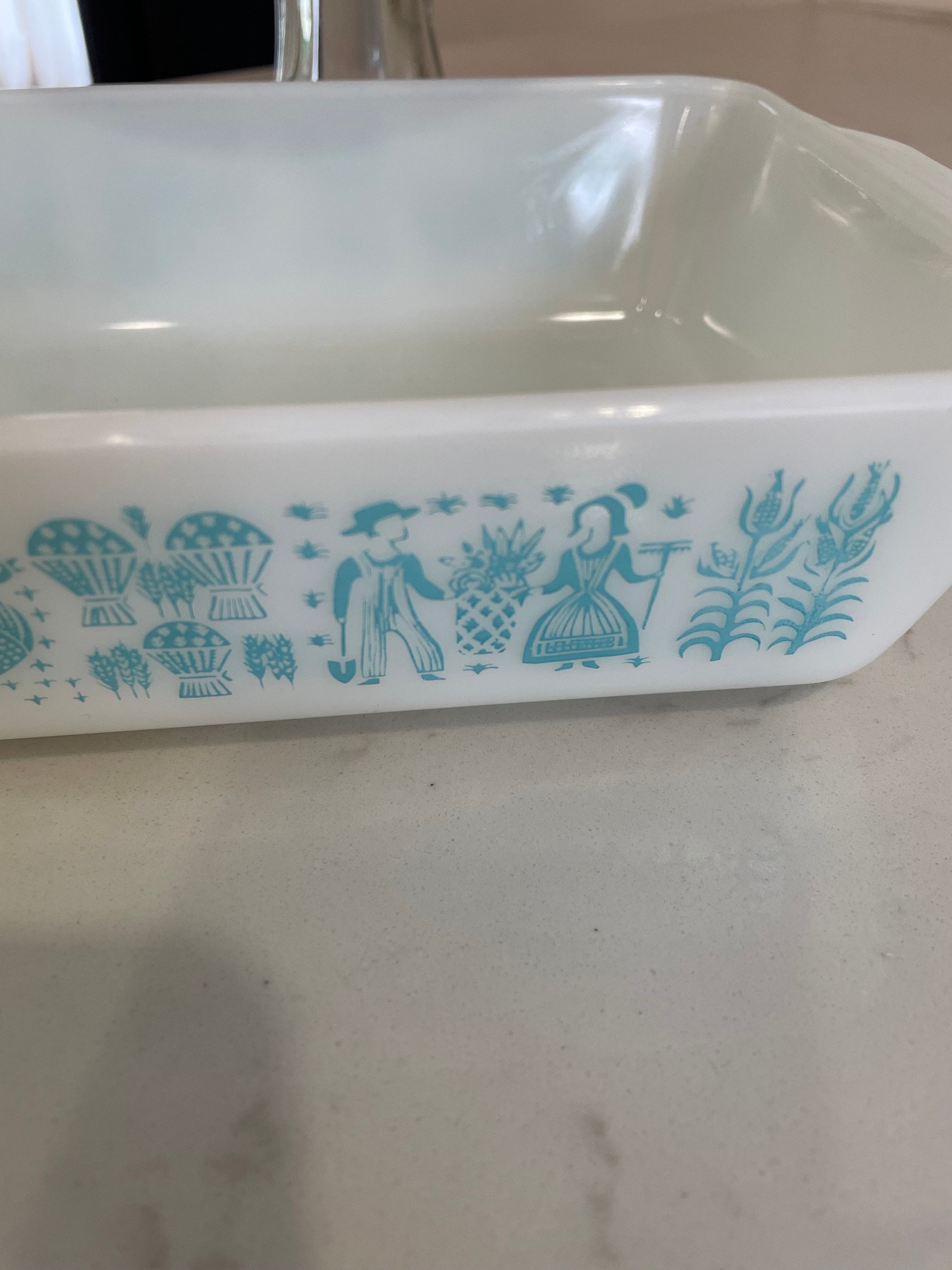 Set of 4 Vintage Pyrex Amish Butterprint Pattern Fridgies Set - Etsy