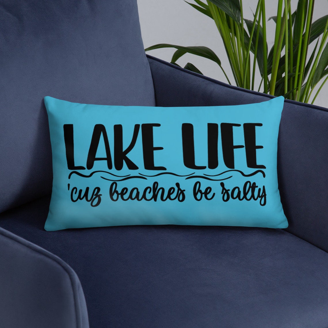 Lake Life Pillow Beaches Be Salty Lake Life Decor Pillow Relax You Are at the Lake Etsy