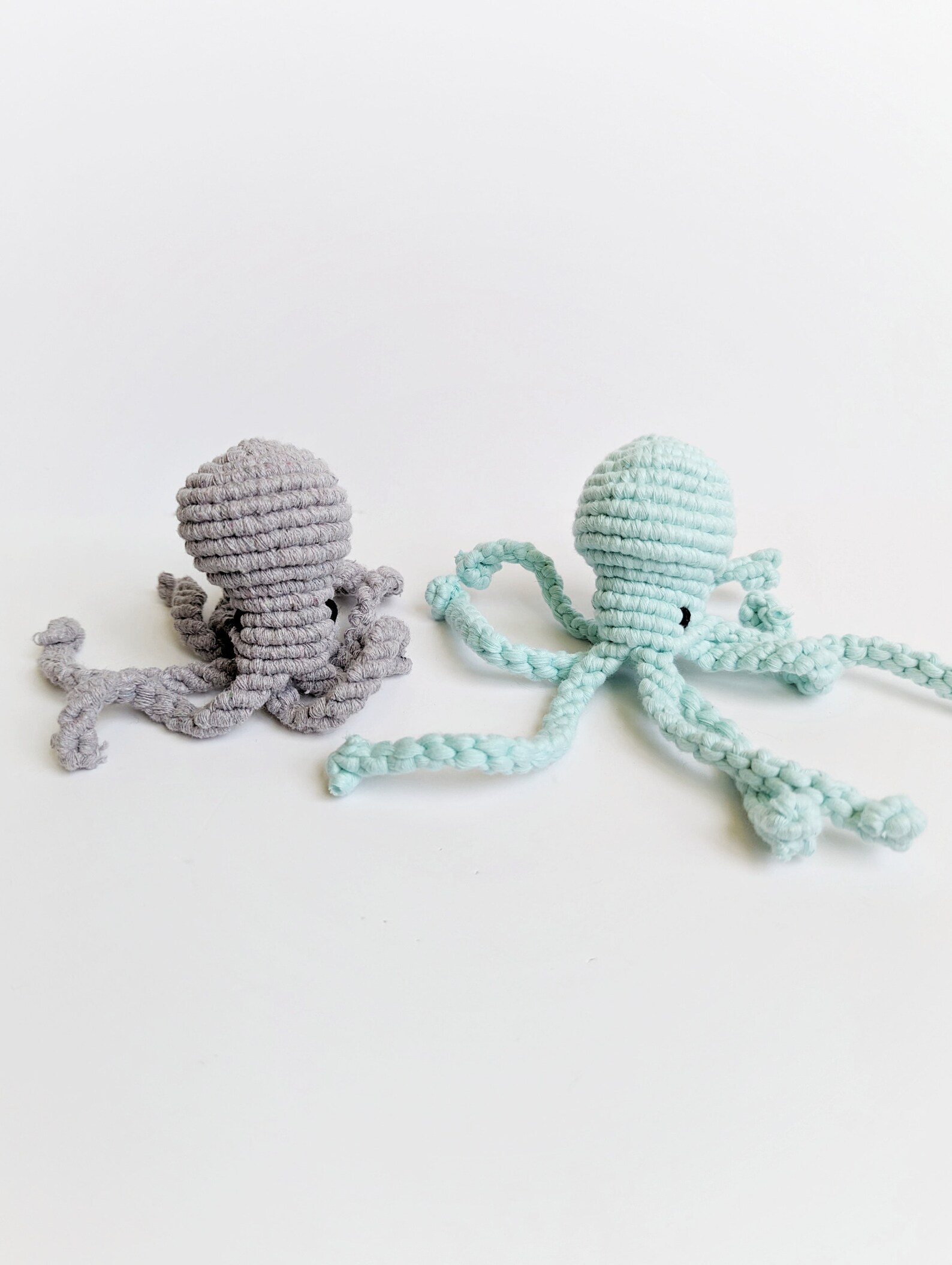 DIY Pattern Macrame 3D Sculpture Alien Squid Instructions, Macrame ...