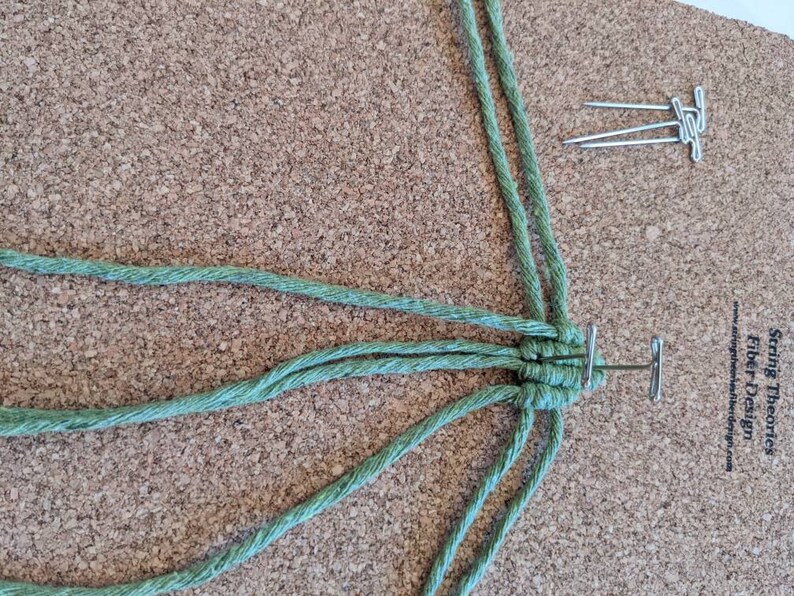 Cork Macrame Board With T Pins Macrame Pin Board Macrame Etsy