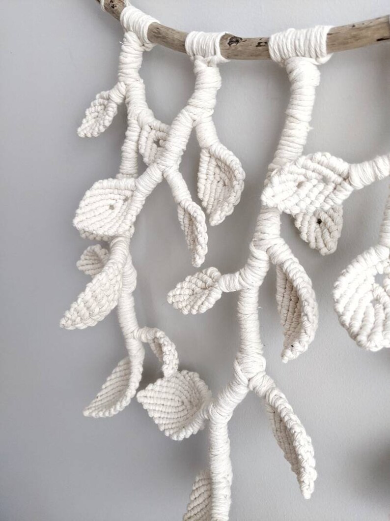 Macrame Wall Hanging // Vines and Leaves Tapestry // Macrame Etsy