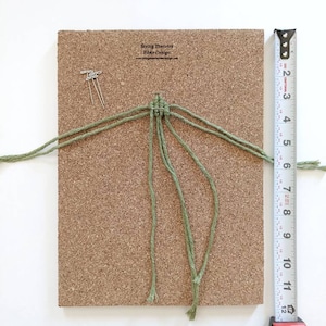 Macrame Board With T Pins, Lightweight Knotting Board, Foam Macrame Board,  Hemp Jewelry Board, Textile Art Board, Macrame Jewelry, UK Shop 