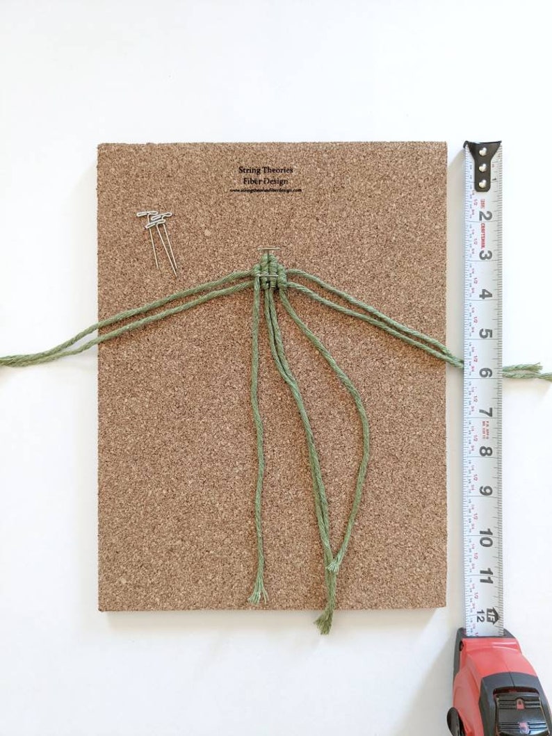 Cork Macrame Board With T Pins Macrame Pin Board Macrame Etsy