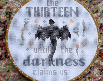 Throne of glass Cross Stitch, abraxos the thirteen manon Sarah J Maas fan art, Mountain Beginner Crossstitch DIY Pattern, Easy crossstitch