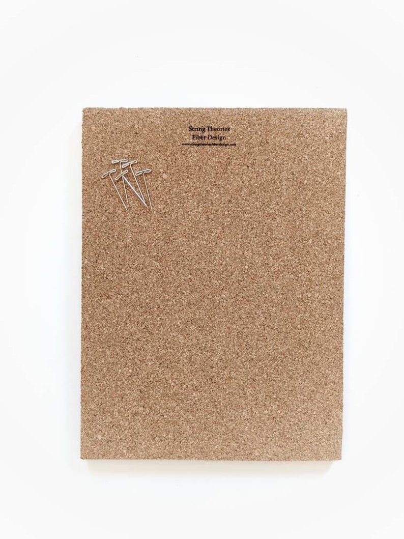 Cork Macrame Board With T Pins Macrame Pin Board Macrame Etsy